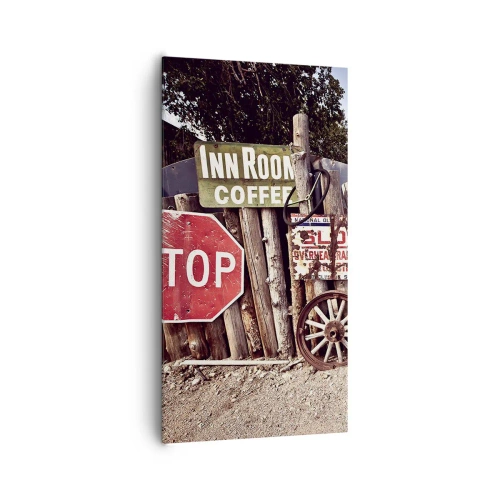 Canvas picture - And the Time Stopped - 65x120 cm