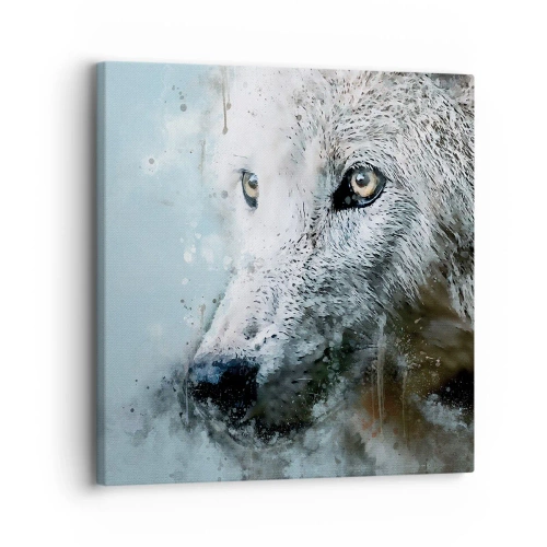 Canvas picture - Meet Wolf Soul - 30x30 cm