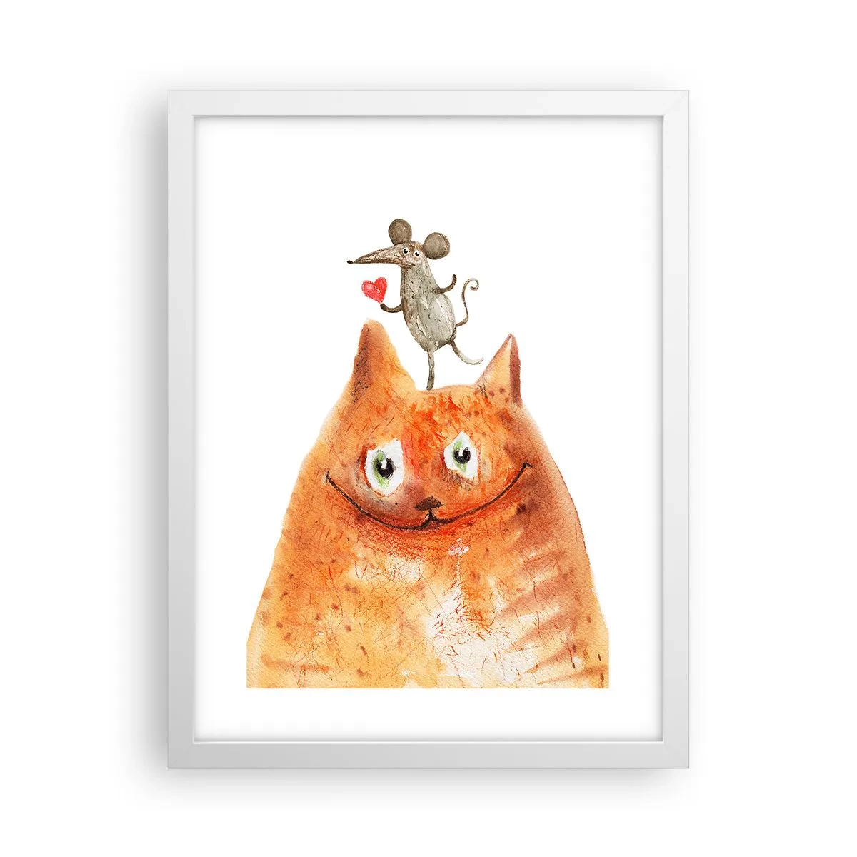 Poster in white frmae - Love Paradoxes - 30x40 cm