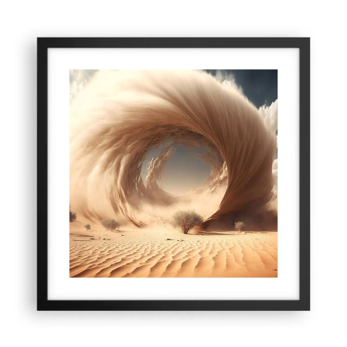Poster in black frame - Open Portal - 40x40 cm