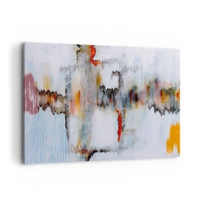 Canvas picture - With a Stick on Water - 120x80 cm