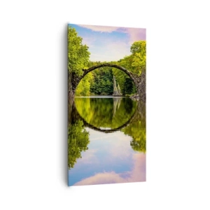 Canvas picture - At the Crossroads of Two Worlds - 65x120 cm