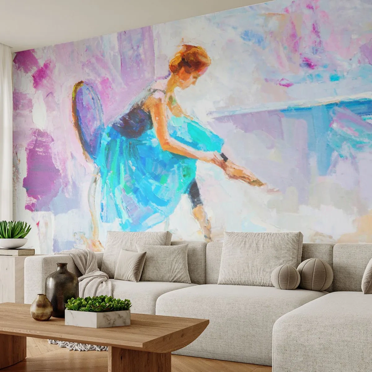 Photo Wallpaper Standard Eco - Unspeakable Grace, Subtle Charm - Ballerina, Dance, Ballet - 400x280 cm