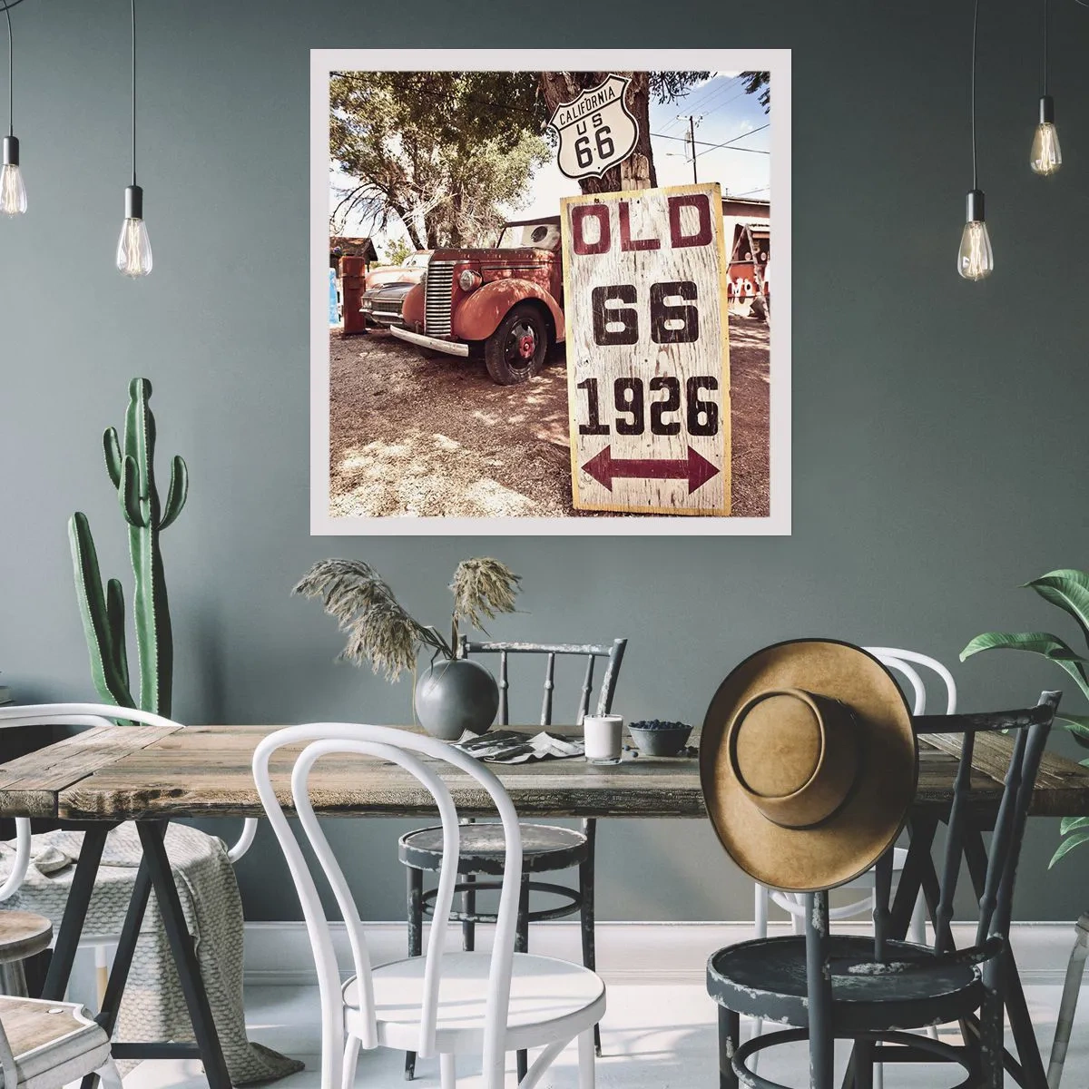 Poster - Legend of an American Province - 40x40 cm