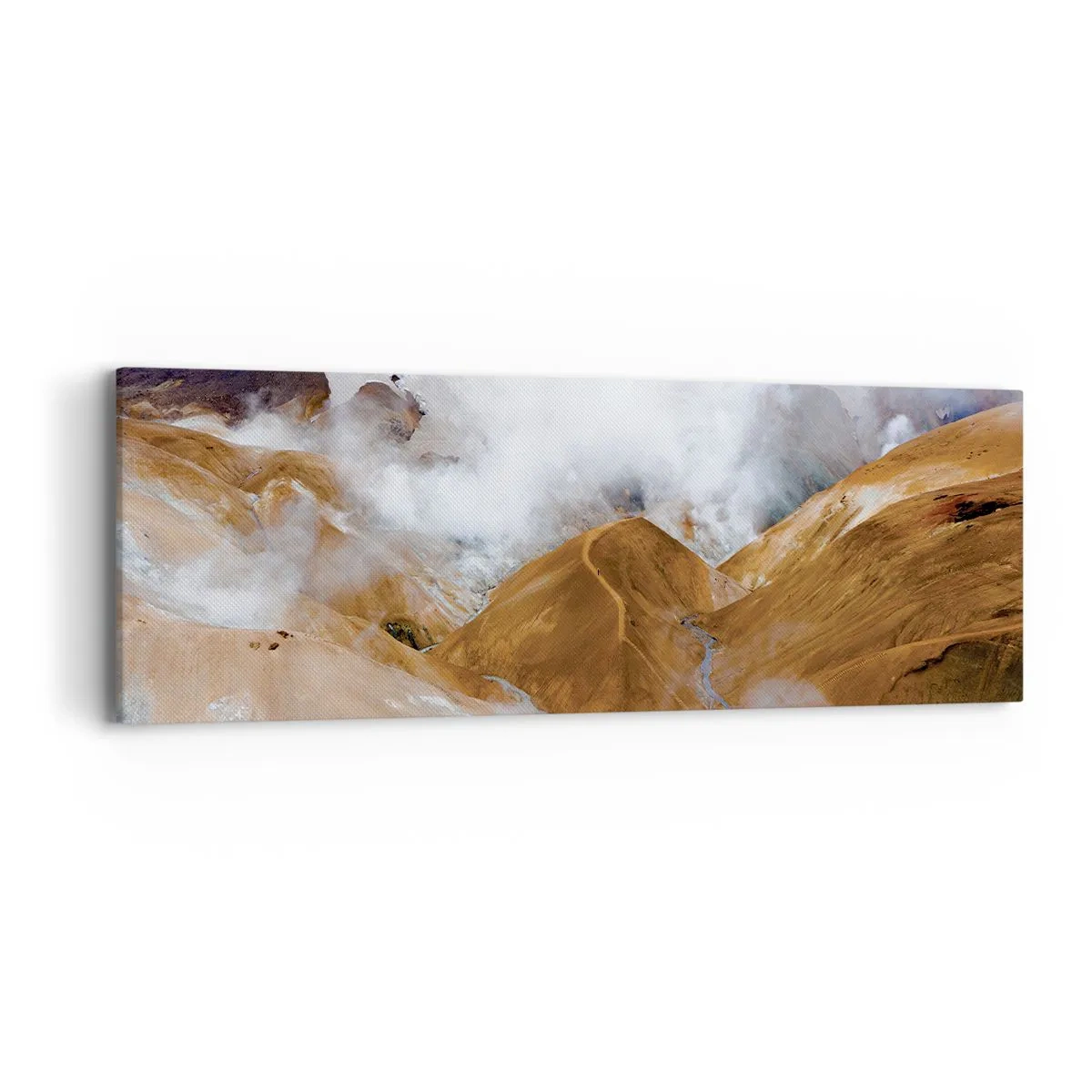 Canvas picture - Severe Beauty of Iceland - 90x30 cm
