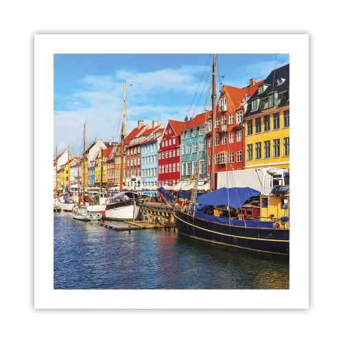 Poster - Joyful Coast - 50x50 cm