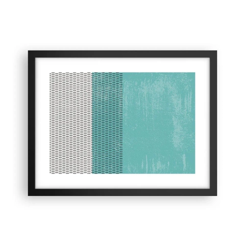 Poster in black frame - Balanced Composition - 40x30 cm