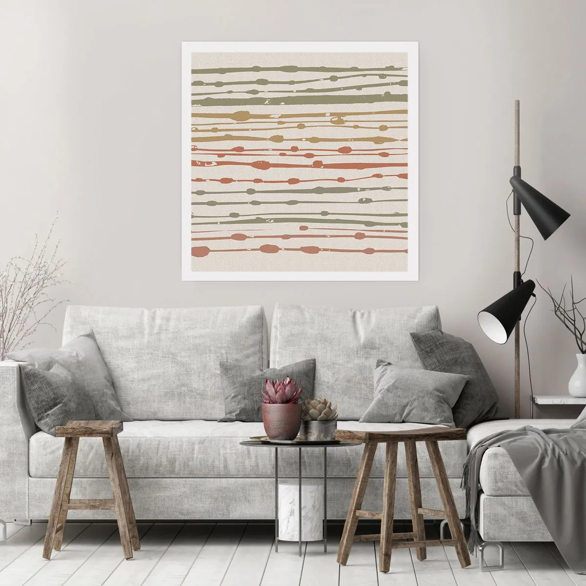 Poster - Musical Colour Notation - 60x60 cm