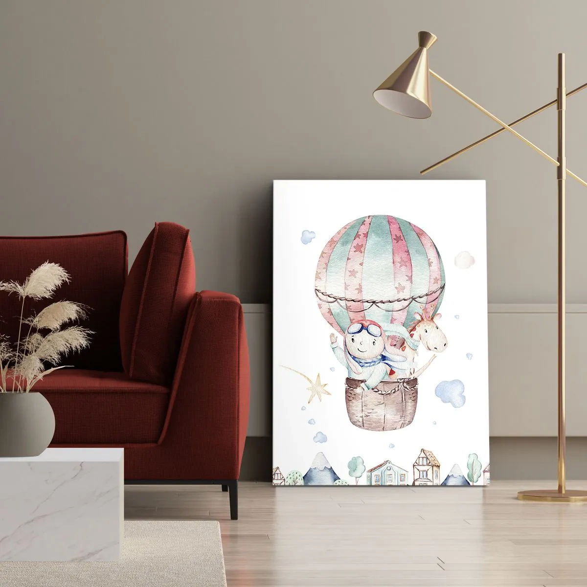 Canvas picture - We Will Be Back Soon! - 45x80 cm