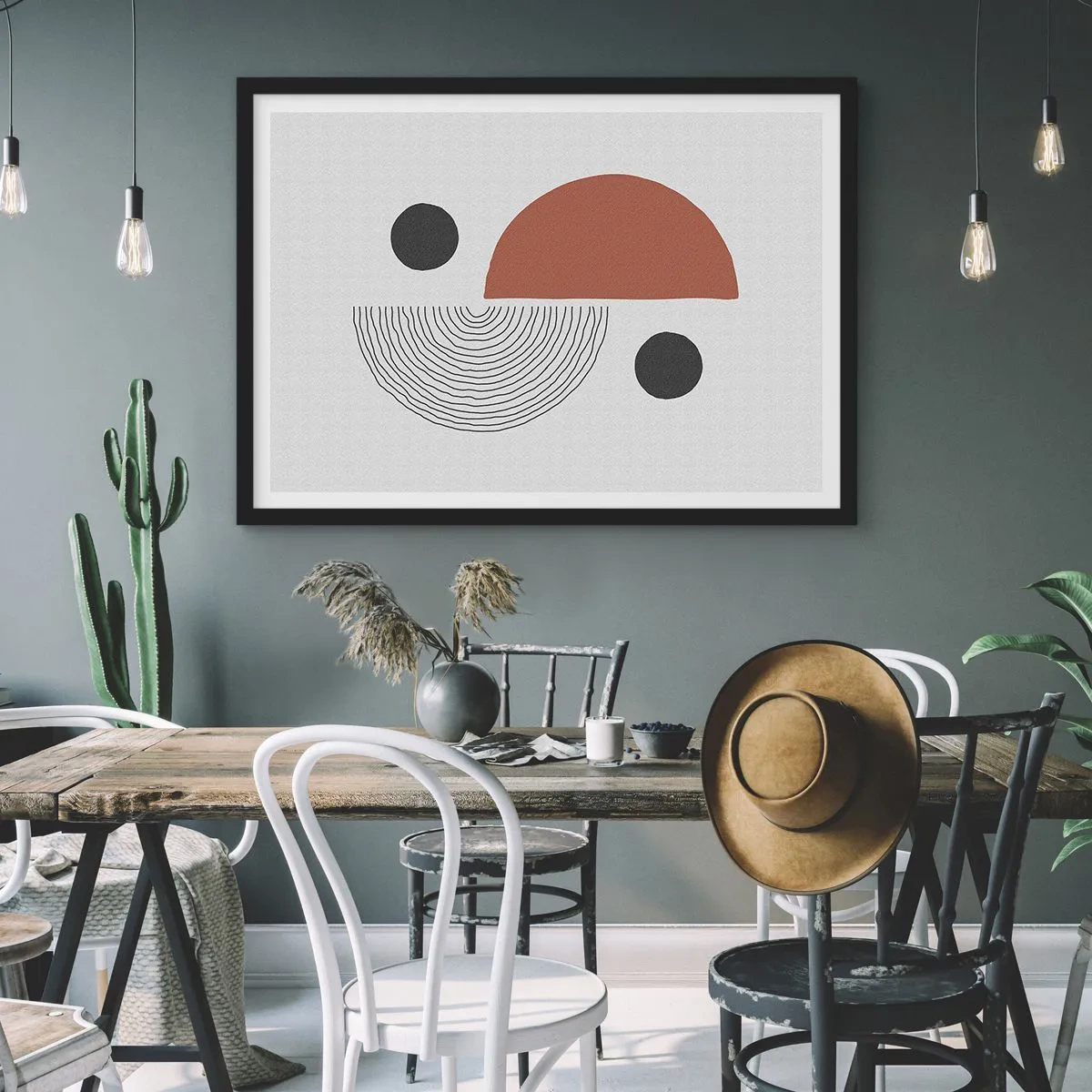 Poster in black frame - Perfection of a Wheel - 50x40 cm