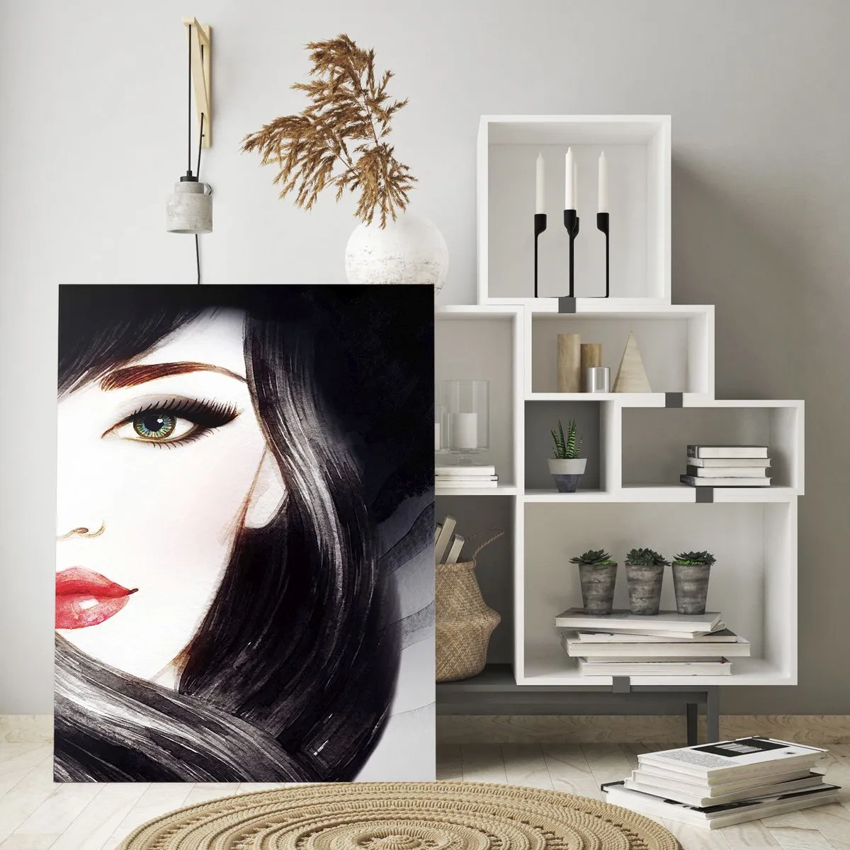 Glass picture - Sapphire Look - 80x120 cm