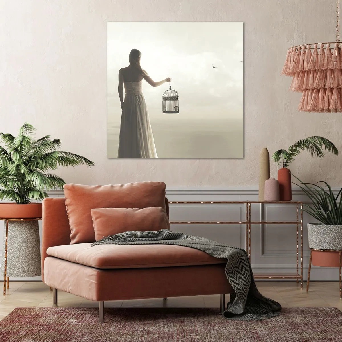 Canvas picture - Be Free - 40x40 cm