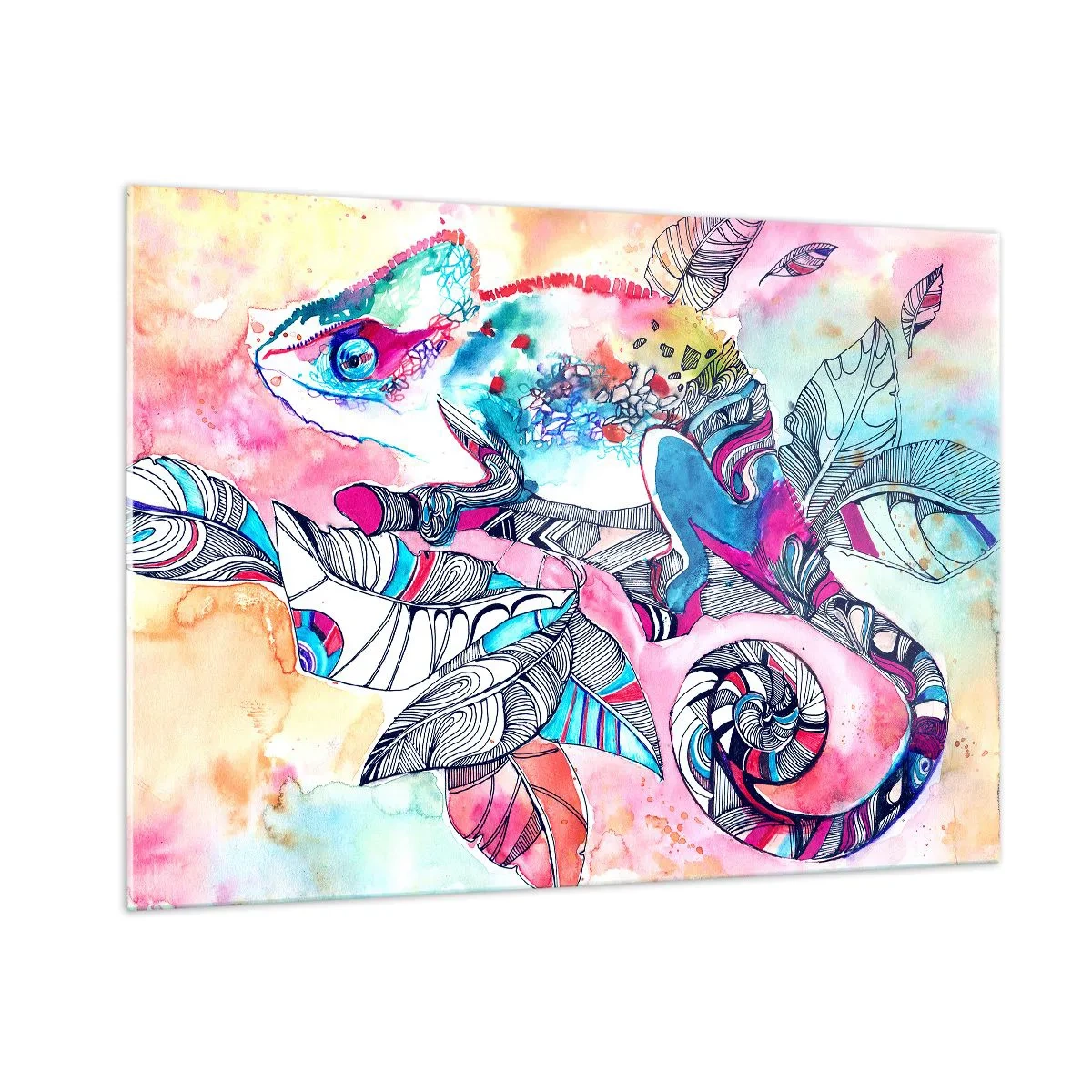 Glass picture - Colourful Like Our World - 100x70 cm