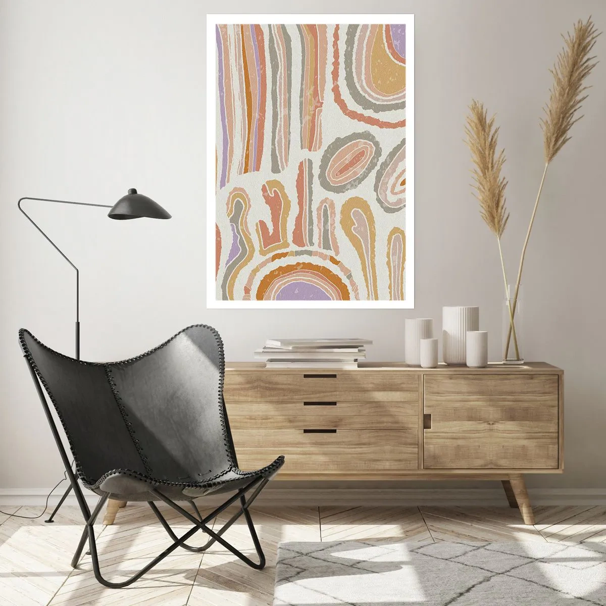 Poster - Colourful Cross-Sections - 70x100 cm