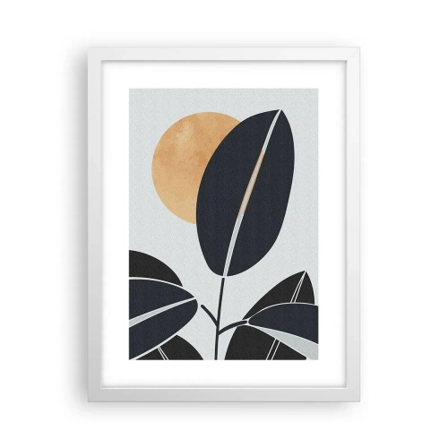 Poster in white frmae - Hot Summer's Day - 30x40 cm