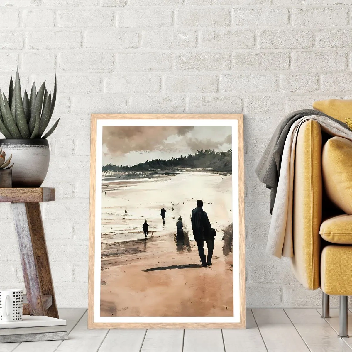 Poster in light oak frame - Summoned - 70x100 cm