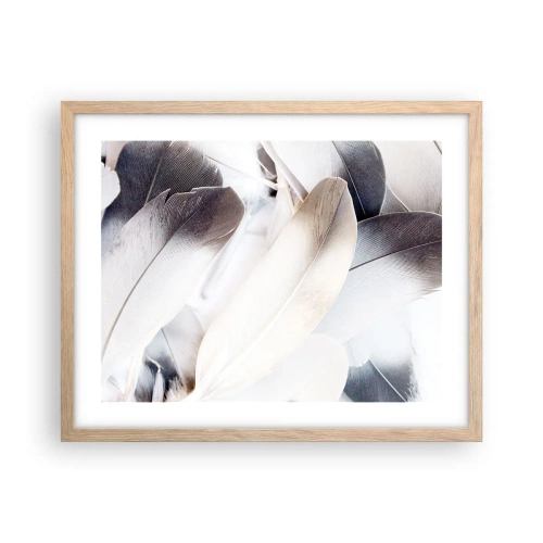 Poster in light oak frame - Almost Angelic - 50x40 cm
