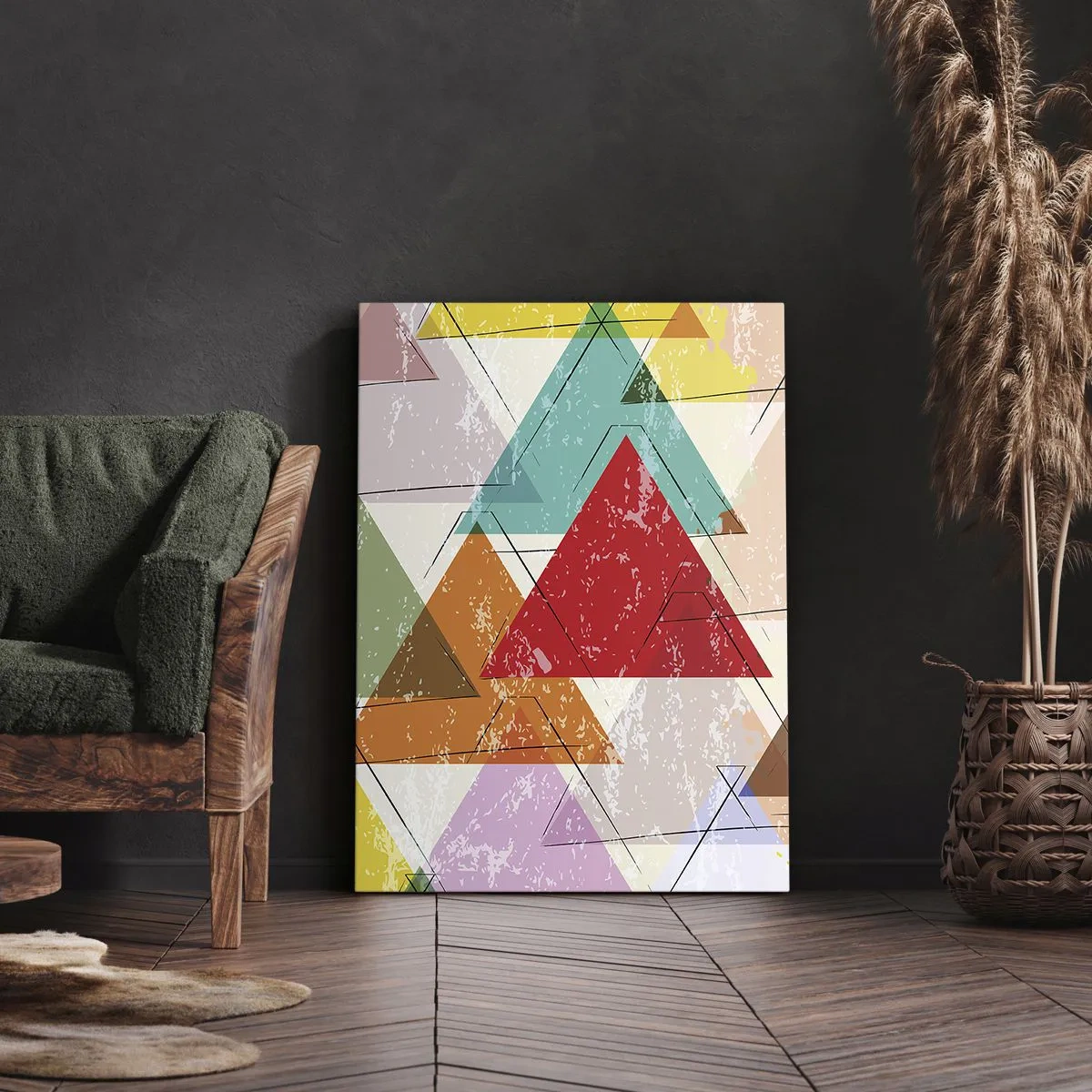 Canvas picture - Three by Three - 50x70 cm
