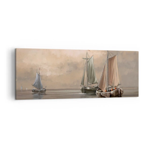 Canvas picture - Return of Sailors - 140x50 cm