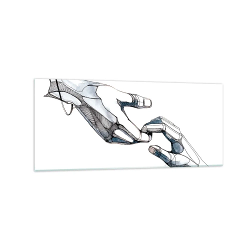 Glass picture - Good Gesture - 120x50 cm