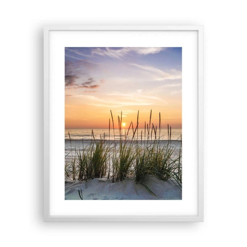 Poster in white frmae - Look, Think, Feel - 40x50 cm