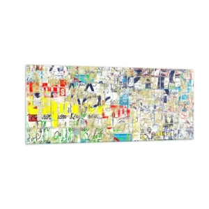 Glass picture - Feast for the Eyes - 100x40 cm