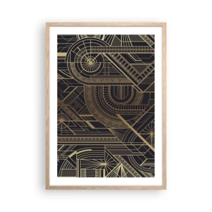 Poster in light oak frame - Concepts, Ideas, Plans - 50x70 cm