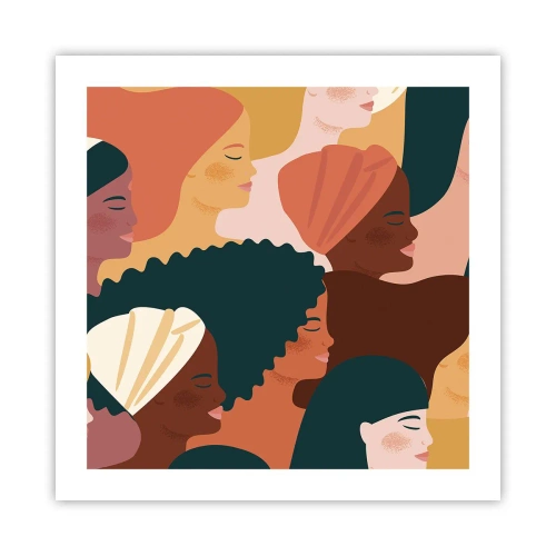 Poster - Pure Womanhood - 50x50 cm