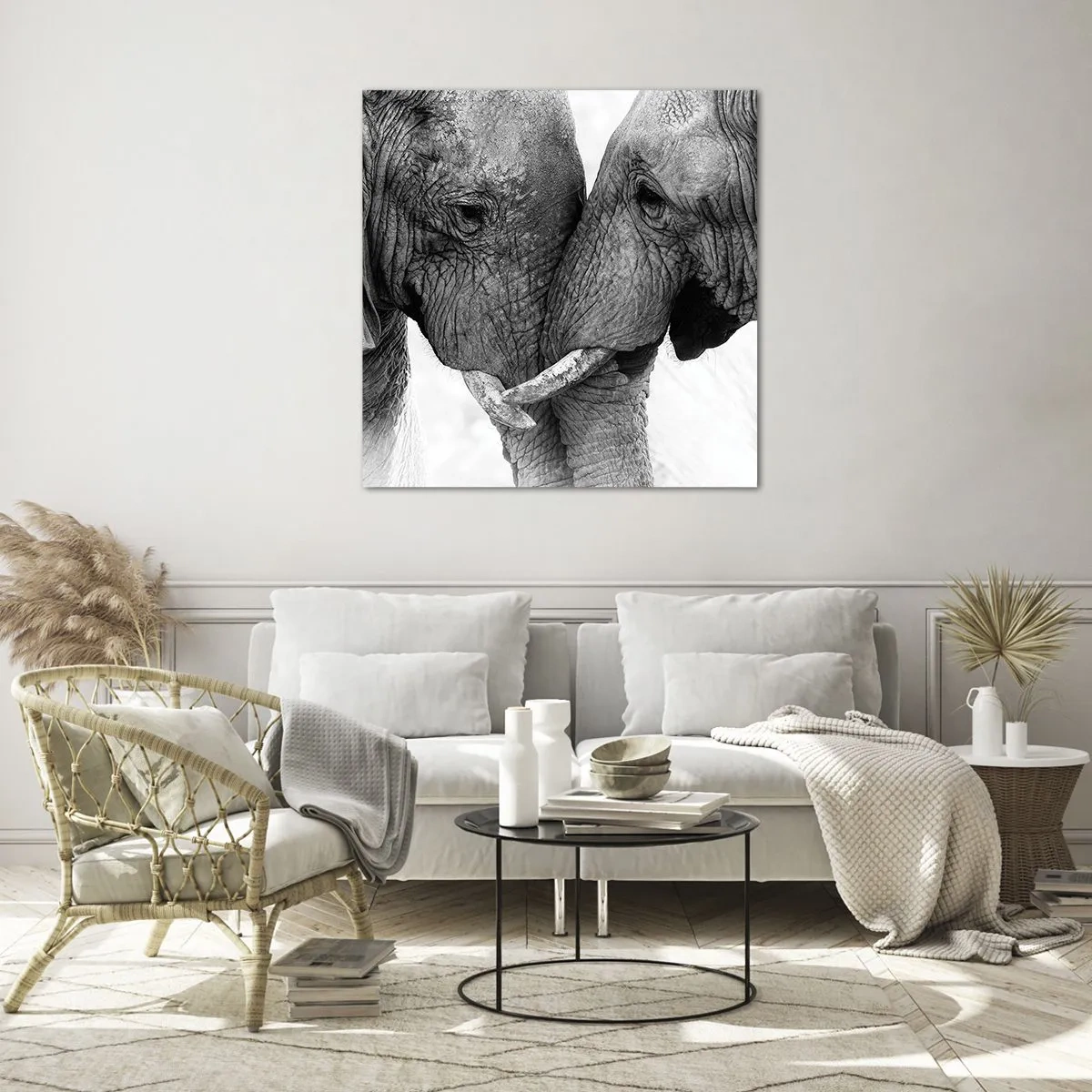 Glass picture - Hearty Confession - 50x50 cm