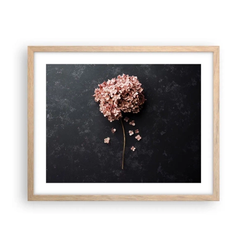 Poster in light oak frame - Trully Romantic Sign - 50x40 cm