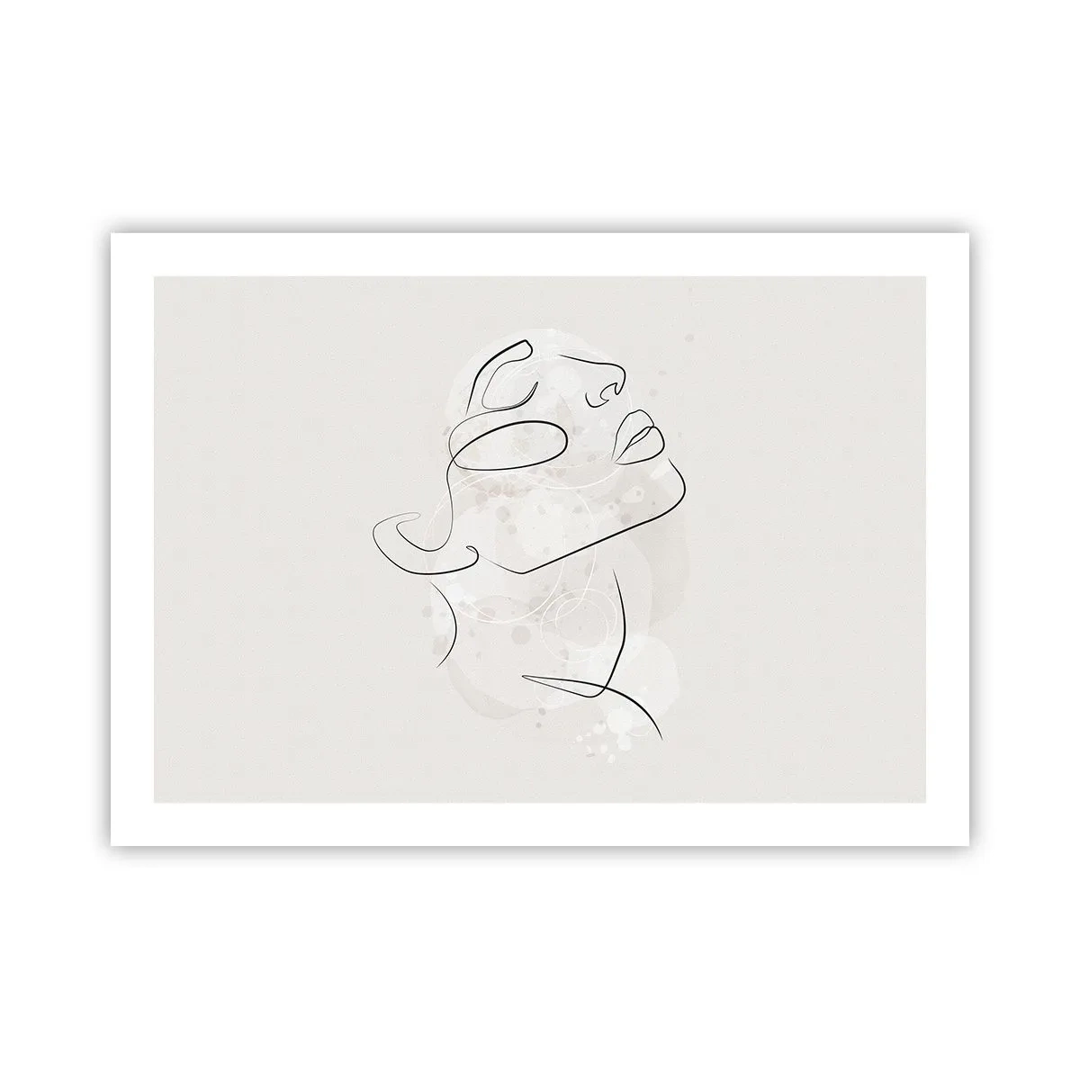 Poster - Outline of Happiness - 70x50 cm