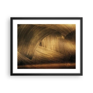 Poster in black frame - In a Golden Labirynth - 50x40 cm