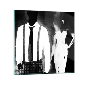 Glass picture - Noir Atmosphere - 30x30 cm