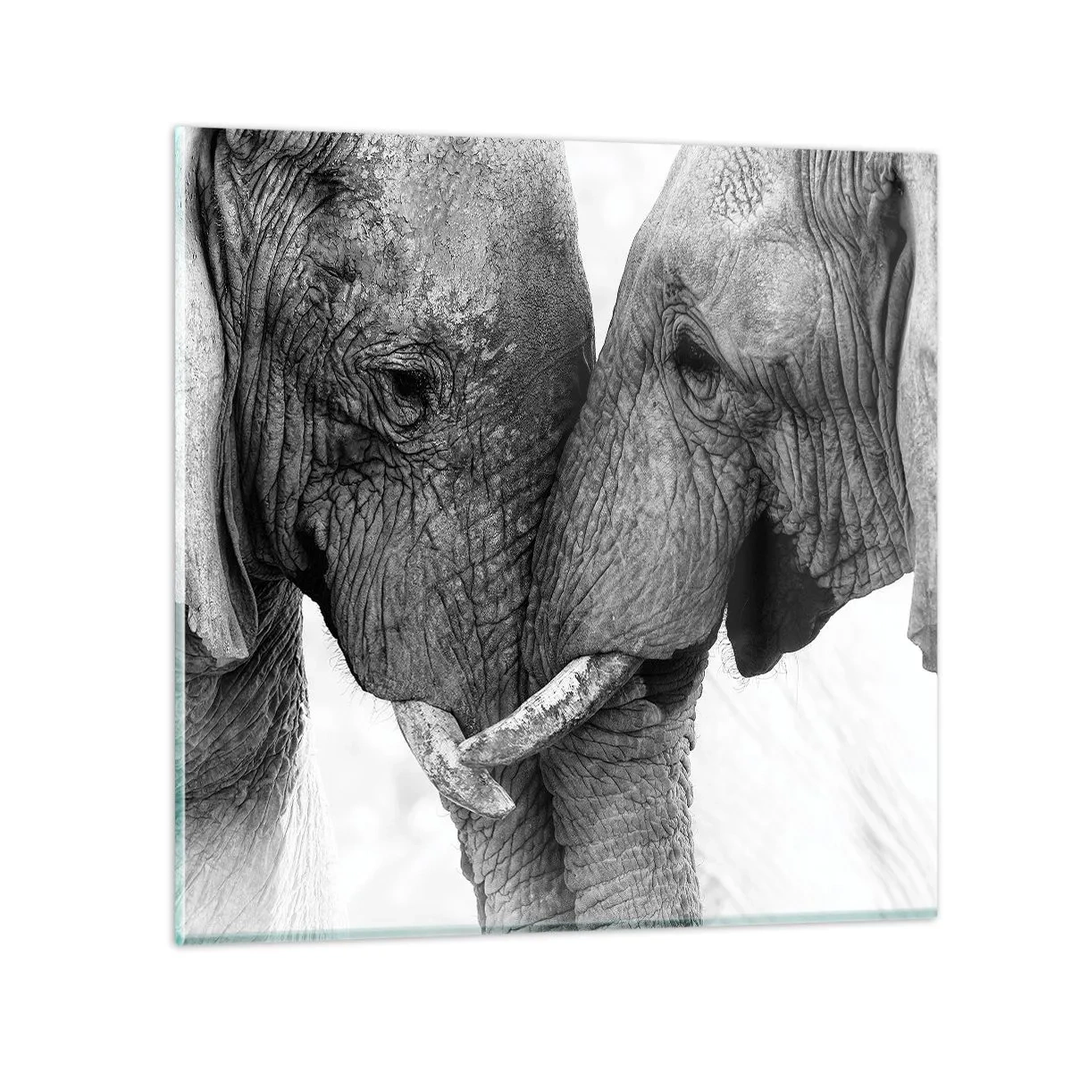 Glass picture - Hearty Confession - 50x50 cm