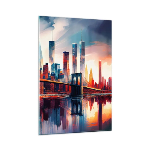 Glass picture - Fabulous New York - 80x120 cm