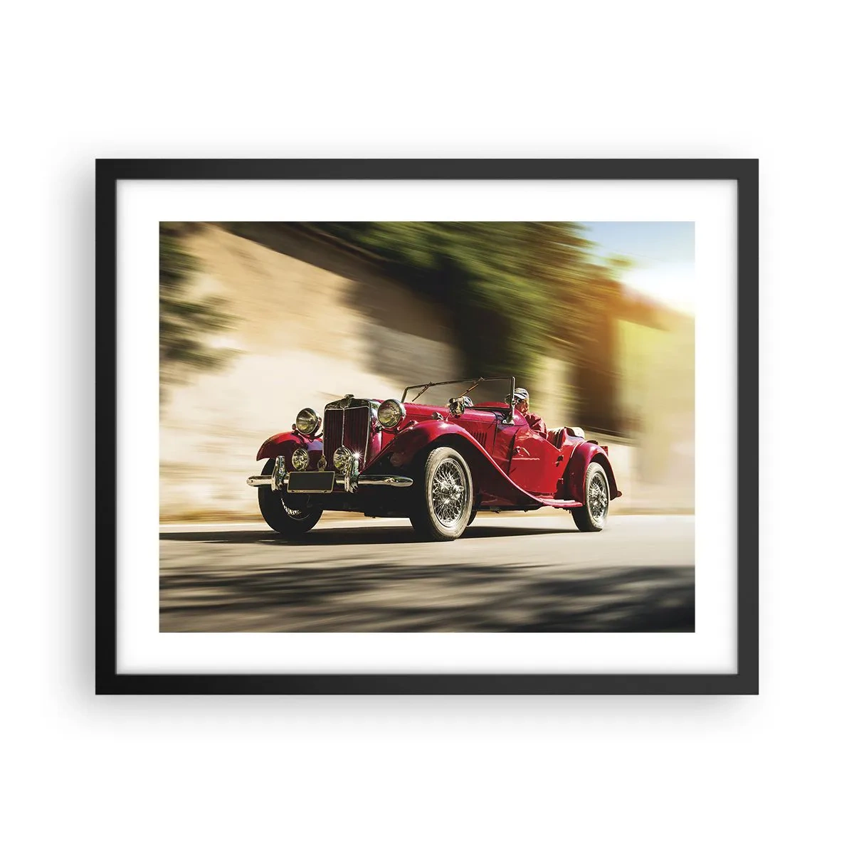 Poster in black frame - More Beautiful than Nike of Samothrace - 50x40 cm