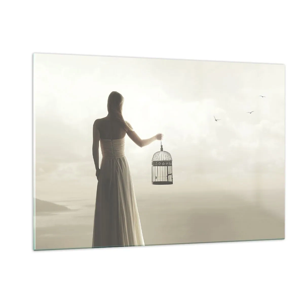 Glass picture - Be Free - 120x80 cm