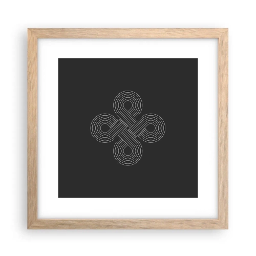 Poster in light oak frame - In Celtic Spirit - 30x30 cm