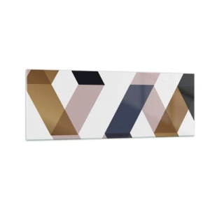 Glass picture - Planes and Angles - 140x50 cm