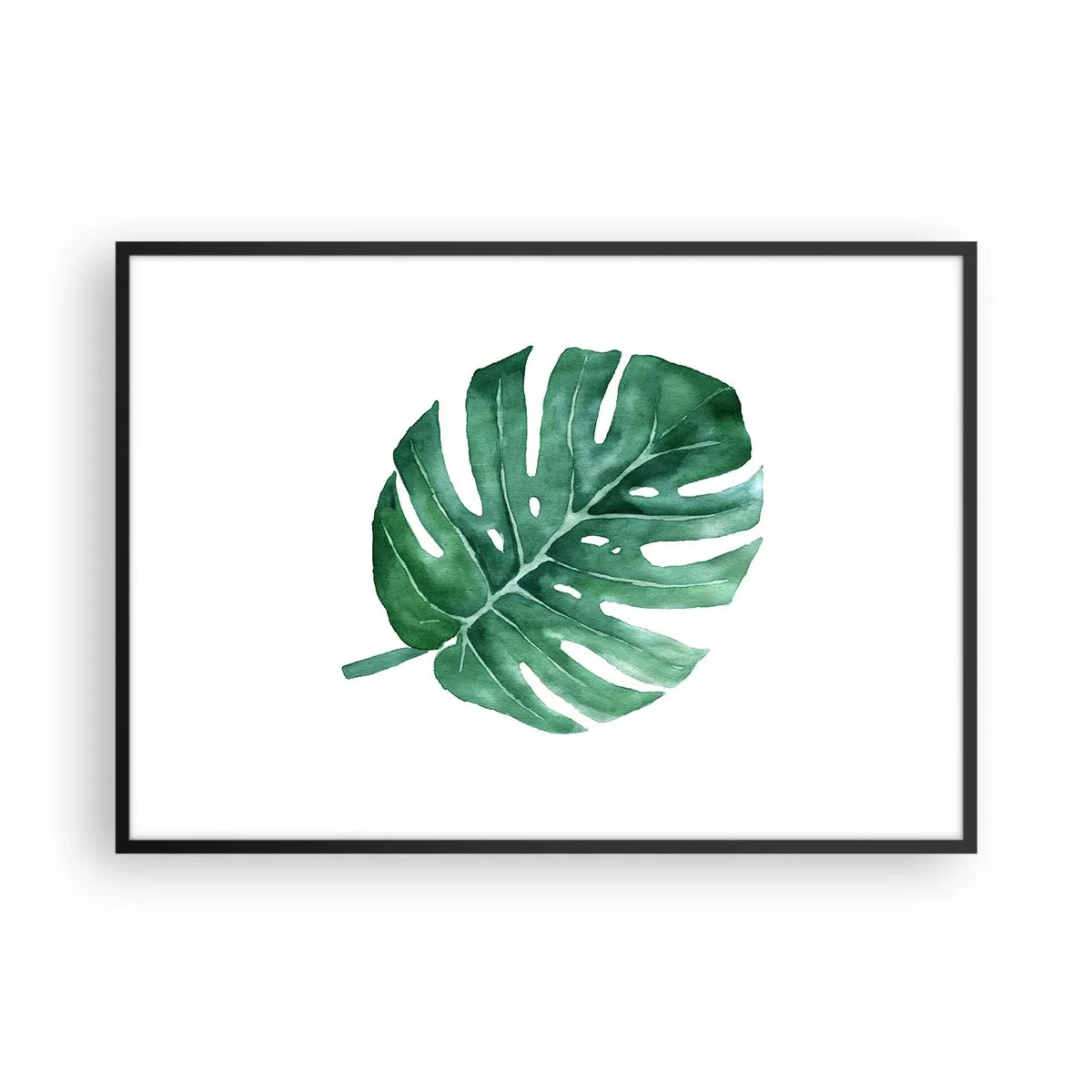 Poster in black frame - Green Concept - 100x70 cm