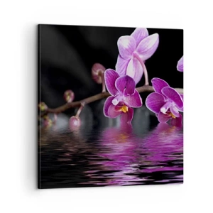 Canvas picture - Lilac Reflection of Beauty - 60x60 cm