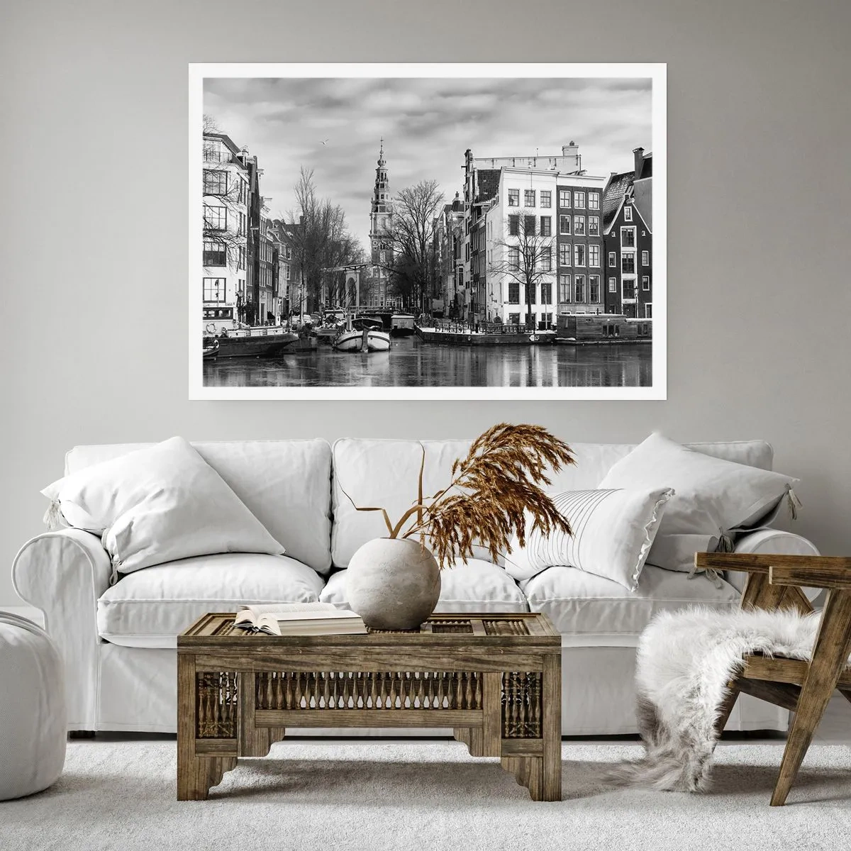 Poster - Amsterdam Atmosphere - 70x50 cm