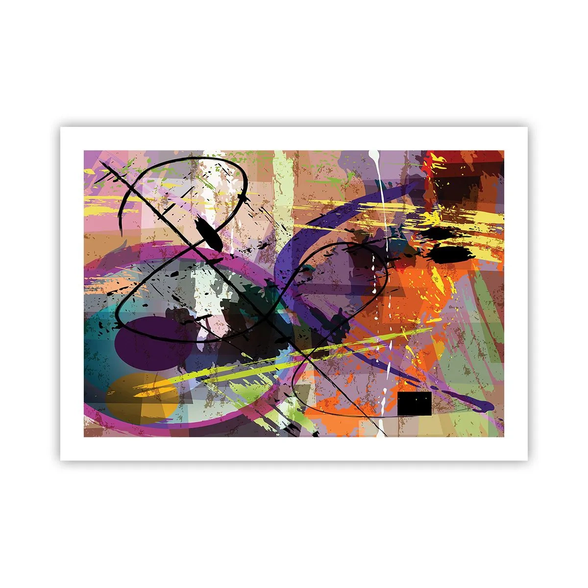 Poster - Straight Ahead or Around - 70x50 cm