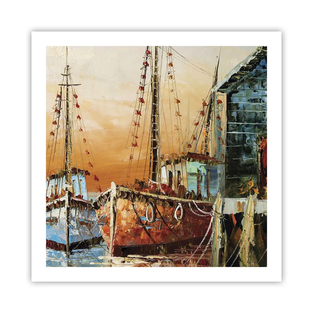 Poster - Calm Return - 60x60 cm