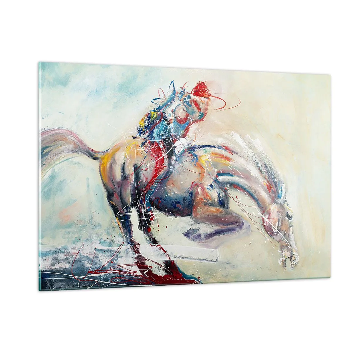 Glass picture - Hold on Tight, We Are Flying - 120x80 cm