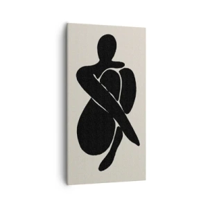 Canvas picture - In Her Own Arms - 55x100 cm