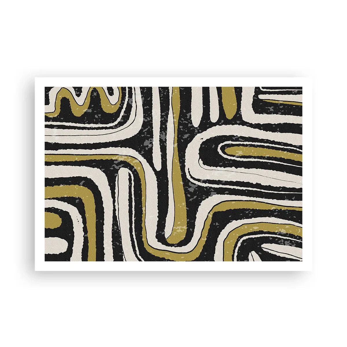 Poster - Compositions: Tracks and Alleys - 100x70 cm