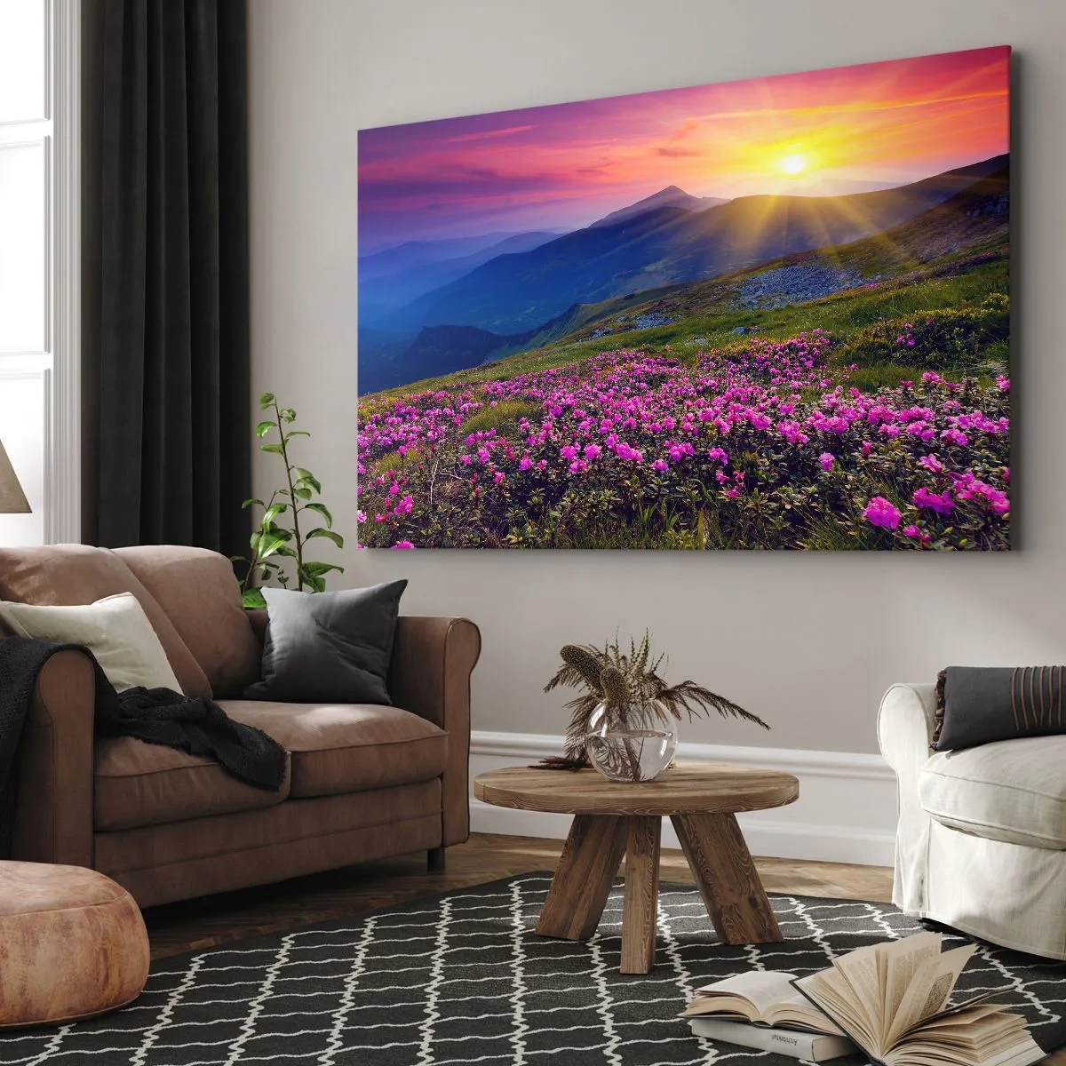 Canvas picture - Surrounded by Mountain Pine and Herbs - 120x80 cm