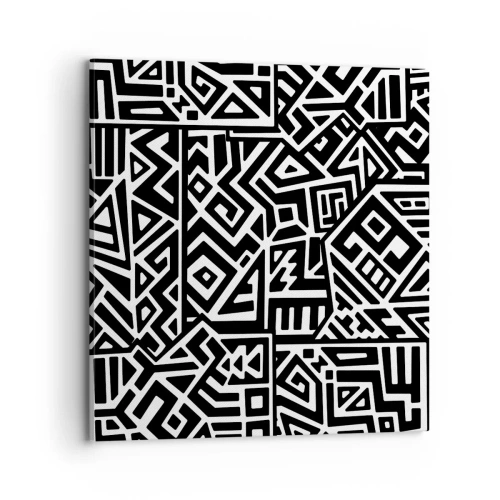 Canvas picture - Precolumbian Composition - 70x70 cm
