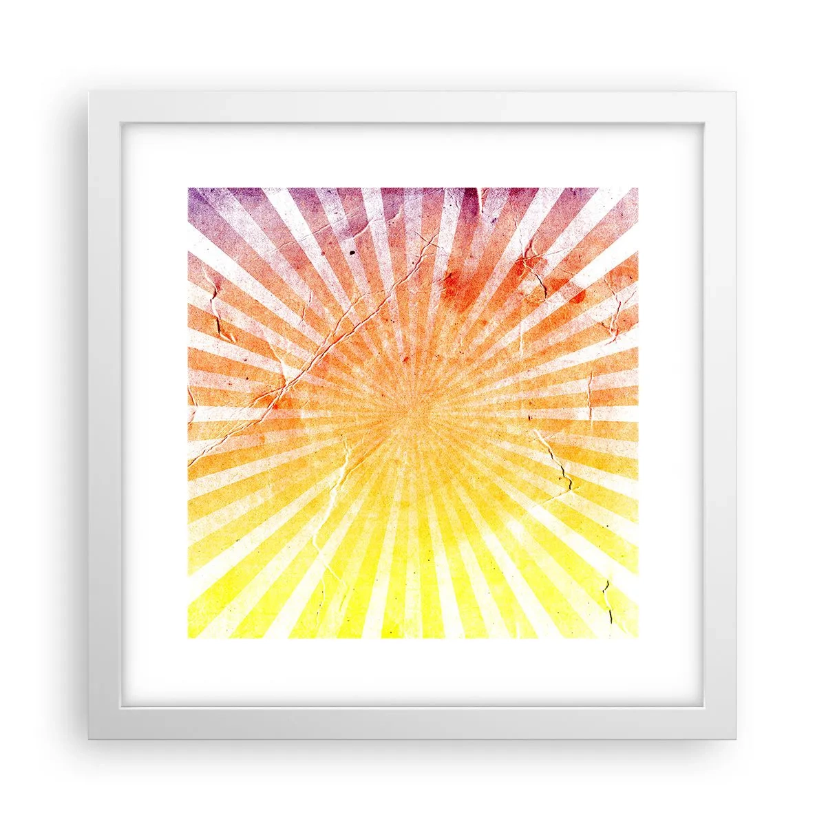 Poster in white frmae - Sunrises and Sunsets - 30x30 cm